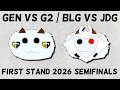 First Stand 2026 Semifinals Recap GEN Vs G2 BLG Vs JDG Grand Finals Prediction mp3