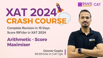 XAT 2024 Crash Course | XAT 2024 Arithmetic Score Maximiser | XAT Quantitative Ability #xat2024