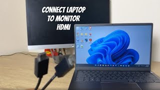 Connect Laptop to Monitor - Windows 11 HDMI - How To