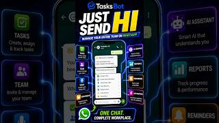 Tasksbot WhatsApp Tutorial | AI Task Management Made Easy