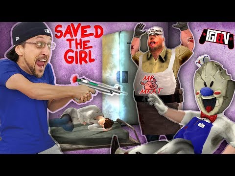 ICE SCREAM Man Breaks In My House while I'm SAVING MY DAUGHTER from MR. MEAT!  (FGTeeV)