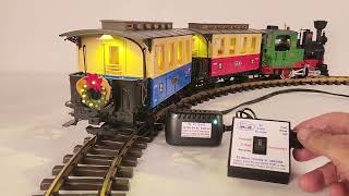 Shourt Line LGB 72302 G Scale Train Starter Set, Lights, Sound, & Smoke, 24V3A throttle, LED Wreath
