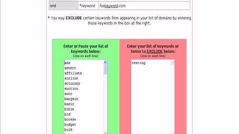 Expired Domain Name Keyword Alert Service by Justdropped.com