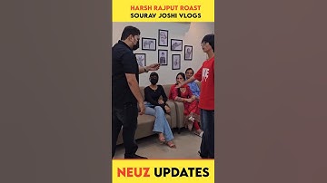 Harsh Rajput Roast Video On Sourav Joshi vlogs ! #shorts #souravjoshivlogs #harshrajput