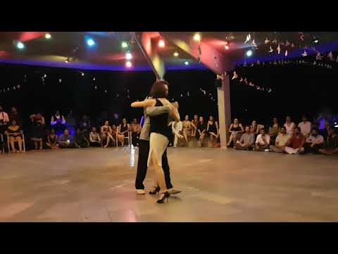 Davide Baldanza & Antonella Fanfano ❤ @ Auroville Holi Tango Festival 2018 _ India