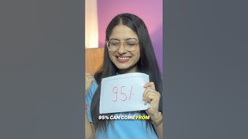 95% in just 2 months ✅🔥#ektasoni #class12boards #studytips #90dayschallenge