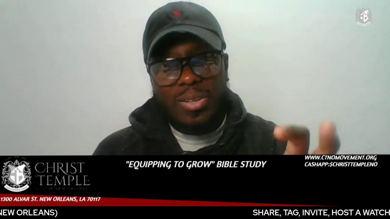 CTNO's Equipping To Grow Bible Study