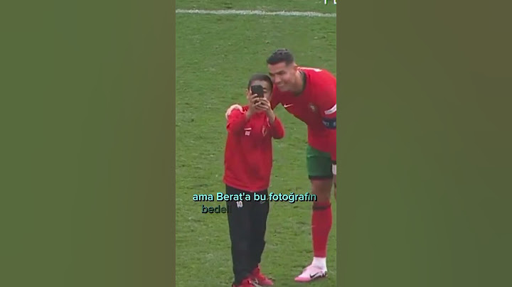 Portekiz Türkiye Maçında Sahaya Atlayıp Ronaldo ile Fotoğraf Çekilen Berat'a UEFA'dan Ceza.
