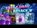 Easy Electro Dragon Attack Strategy!  Max x8 Electro Dragon x3 Rage Spell 3Star TH12 :: COC