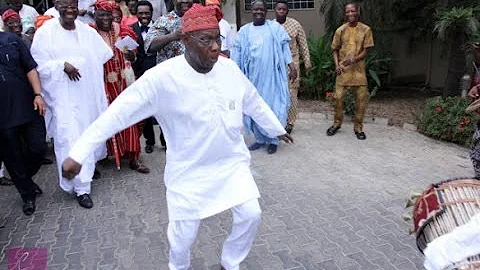 This Funny Video Of Obasanjo Dancing At His 79th Birthday Will Make Your Day [MediaHoarders.com.ng]