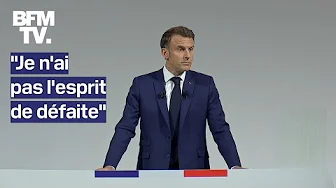 Législatives anticipées: la conférence de presse d'Emmanuel Macron en intégralité Législatives anticipées: la conférence de presse d'Emmanuel Macron en intégralité thumbnail