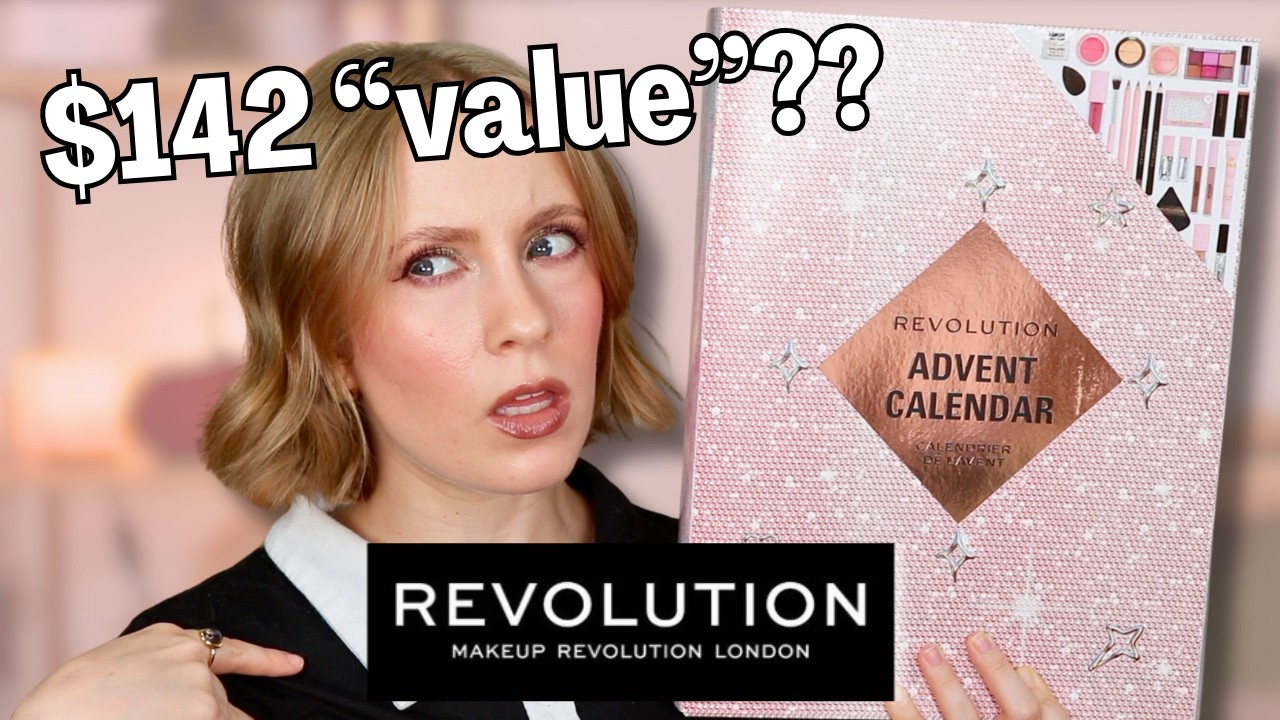 WORTH IT, OR TRASH?? Unboxing the Makeup Revolution 2024 Advent Calendar 🧐
