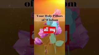 Holy Pillar of Wisdom Proverbs 9:1  #biblestudy