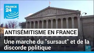 Antisémitisme : une marche du 