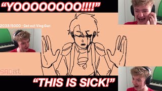tommyinnit reacts to the dream team smp war animatic