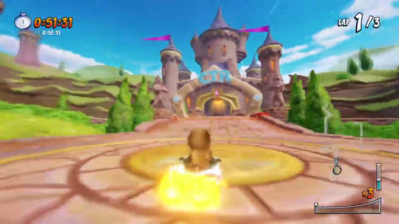 Crash Team Racing Nitro Fueled - Spyro Circuit N. Tropy Time Trial