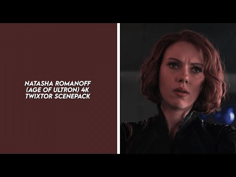 natasha romanoff age of ultron 4k twixtor scenepack - YouTube