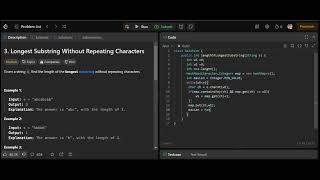 Longest Substring Without Repeating Character In Java Leetcode Solution Code Ez