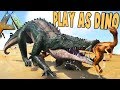 IT'S BACK! PLAY AS DINO SERVER PLAYER HUNTING! - Ark Survival Evolved Modded Gameplay