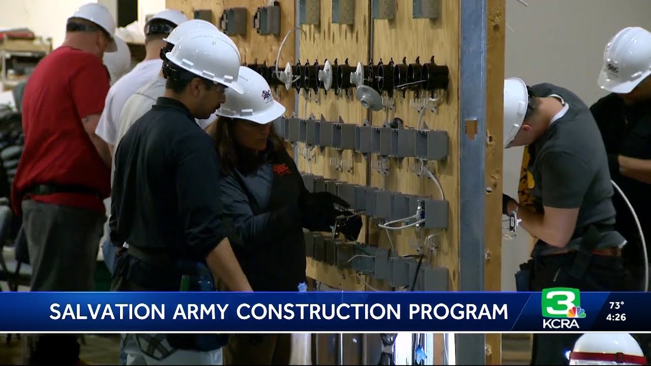 KCRA Salvation Army Electrical Construction Training YouTube