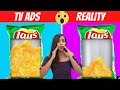 Food in tv ads vs reality shocking