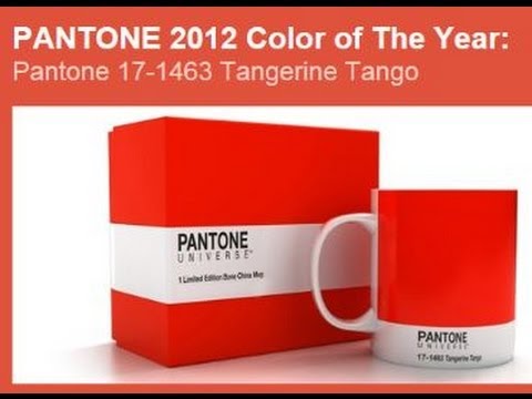 Video: Warna Pantone 2012 Tahun Ini: Tangerine Tango