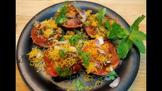 Pink Pani puri Chaat Recipe | Wheat Flour Golgappa | Beetroot Pani Puri