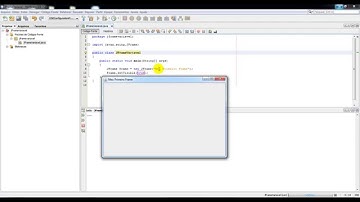 Video Tutorial 1 - JFrame Parte 1
