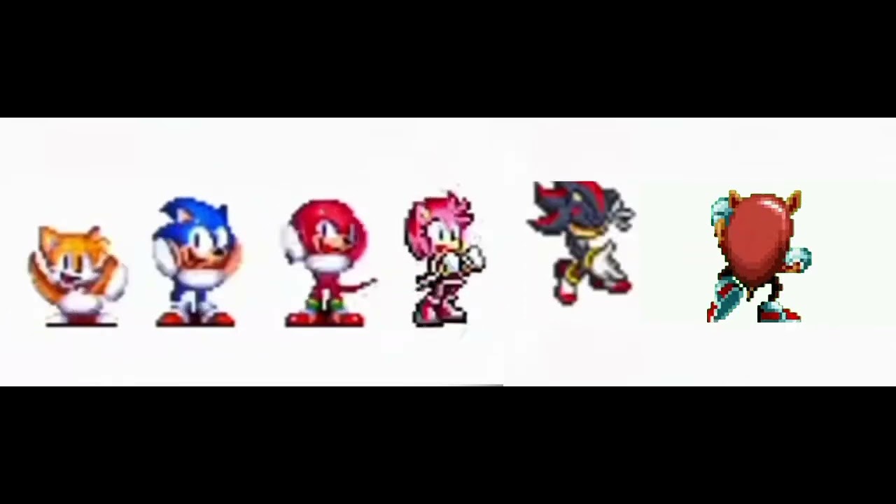 Classic Sonic And Tails Dancing Meme (With Knuckles, Amy, Shadow ...