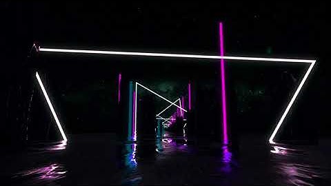 [4K] LED Triangle Loop