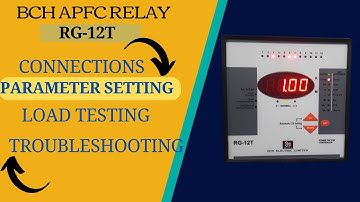 BCH APFC (RG 12T ) Programming , Connections and  Load Trial