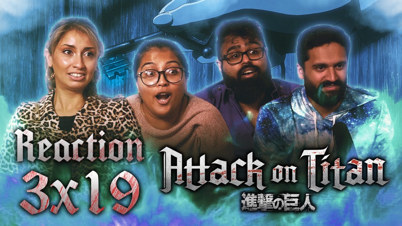 Attack on Titan DUB - 3x19 Basement - Group Reaction - YouTube
