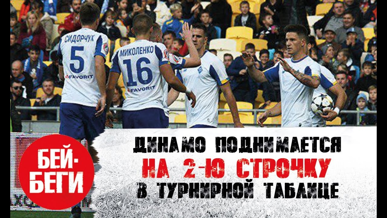 Динамо набирает ход / Киевляне одолели Днепр-1 2:0 - YouTube