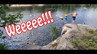 How to Jump Off at Grundy Lake! (wait for it...😁) by A Little Bit of This 189 views 1 year ago 4 minutes, 41 seconds