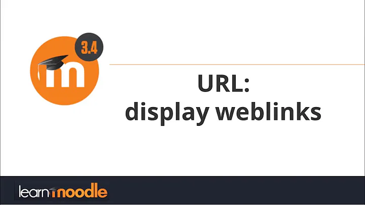 URL: Moodle 3.4