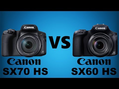 Canon PowerShot SX70 HS vs Canon PowerShot SX60 HS