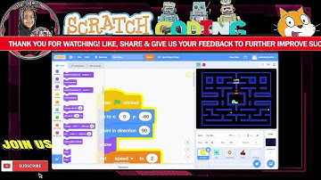 Scratch Programing Ep #4 | Creating a Pac-man Game | Educational Coding with A