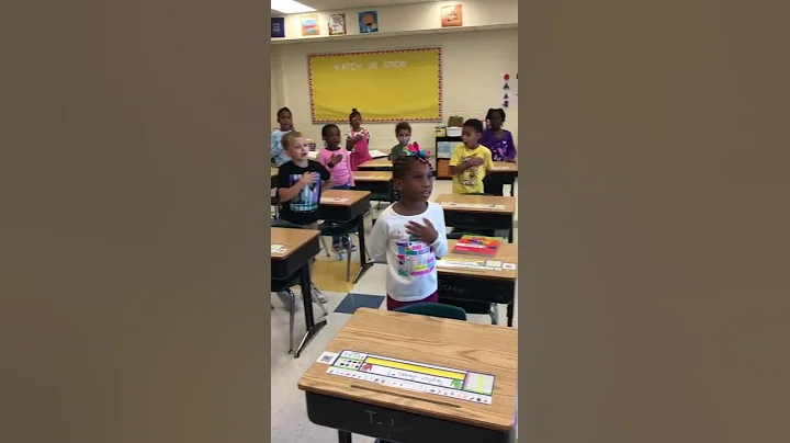 Pledge Allegiance- Mrs. Cozzolinos class