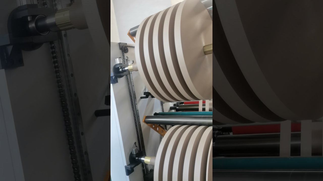 High Speed And Precision Jumbo Paper Roll To Reels Slitting Machine