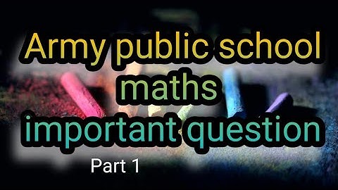 APS/NVS TGT MATHS EXAM PAPER SOLUTION AND ANSWERS | NVS TGT MATHS MOST IMPORTANT QUESTIONS2019