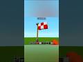Minecraft Flag build hacks 😱 #minecraft #shorts