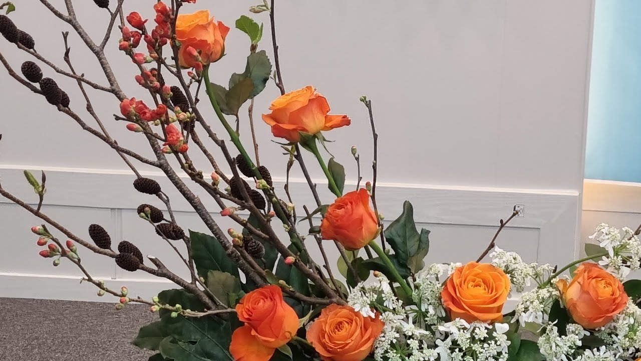 2월 성전꽃꽂이 (빛이 어둠에 비치되 어둠이 깨닫지 못하더라)