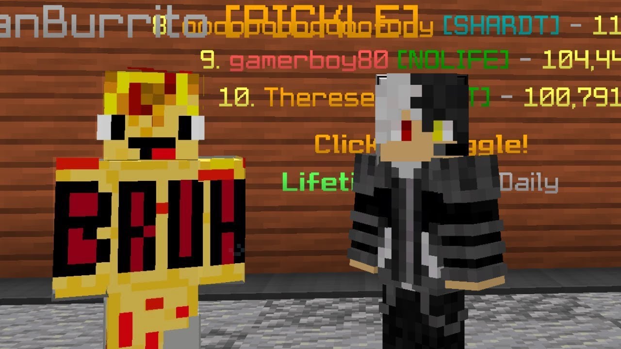 Playing Minecraft Bedwars with gamerboy80...