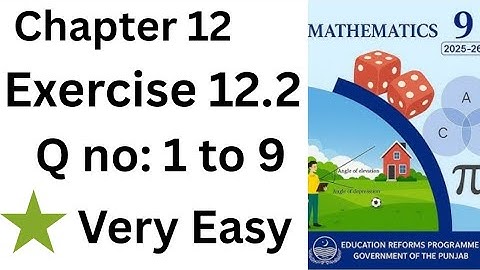 Class 9 maths chapter 12 | Class 9 maths chapter 12 exercise 12.2 | exercise 12.2 complete 