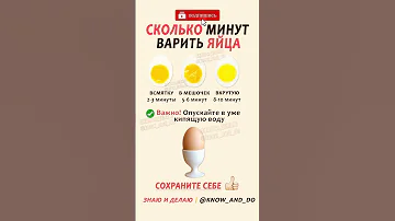 👉 Сколько минут варить яйца всмятку в мешочек вкрутую. Как правильно по времени после закипания?