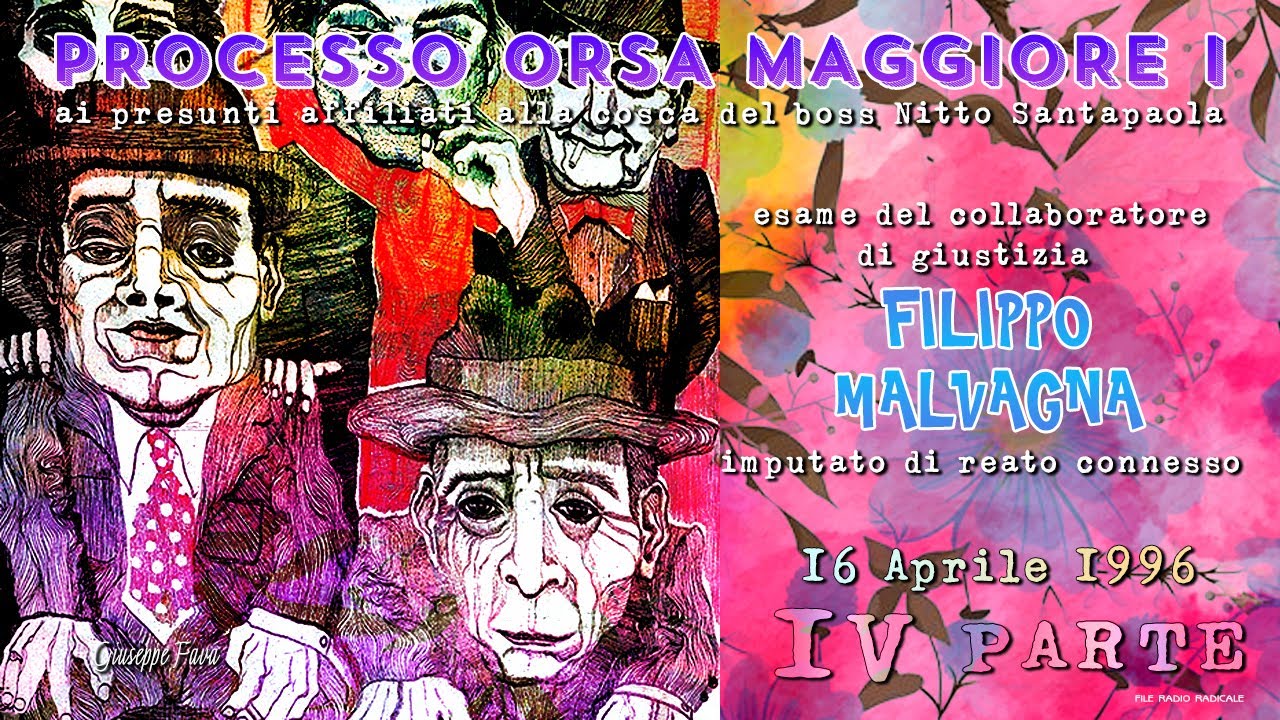 Filippo Malvagna 16 apr 1996 - Processo Orsa Maggiore I - Quarta Parte