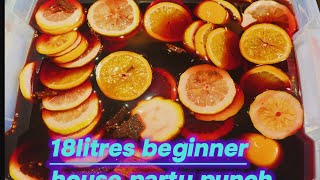 18 litres house party punch for beginners