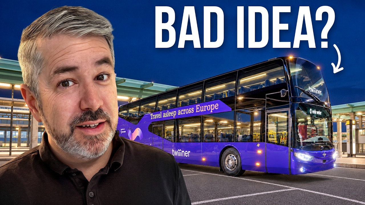 14 Hours on Europe's FIRST CLASS Sleeper Bus