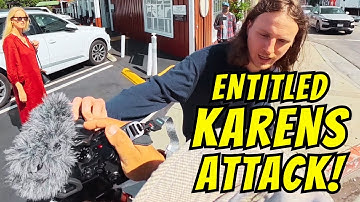 Entitled Karens Attack - Freedom of the Press - First Amendment Audit