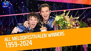 🇸🇪 Melodifestivalen 2024: All Winners / Alla Vinnare (1959-2024)